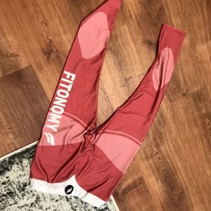 Fabletics Pink Workout Fitness Leggings M